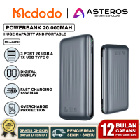 MCDODO PowerBank For Laptop Macbook 20.000Mah 25.0000Mah Fast Charging 100w Max High Power