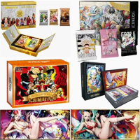 One Piece Cards Booster Box Full Set Collection Character Luffy Roronoa Sanji Nami Paper Cards Letters Anime Collection Cards