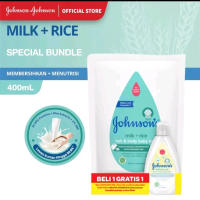 Johnsons Milk&Rice Baby Bath Refil 400ml