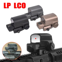 Airsoft LP LCO Red Dot Sight Scopes Tactical Reflex Sight Holographic For Hunting Rifle AR15 AK47 20mm Rail With UNIT Mount