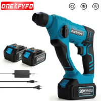 2in1 Cordless Electric Drill Rotary Hammer Drill Demolition Rechargeable Hammer Power Tool For Makita 18V Battery