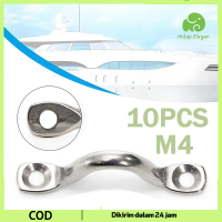 10pcs M4 Ceiling Hook 304 Stainless Steel Boat Pad Eye Strap Pad Eye Strap Untuk Dek Perahu Untuk De