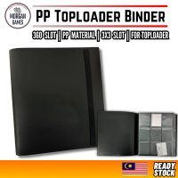 【Morgan Games】[Stok Sedia] Album Binder PP Toploader dengan Tali Elastik | Pokémon • One Piece dll