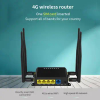 G LTE Wireless Router, 300 Mbps Wireless Router, 4G LTE Hotspot with SIM Card Slot