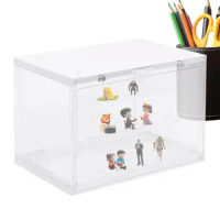 Mini Figurine Display Box Showcase Display Box For Action Figures Figures Organizer For Living Room Study Room Bedroom