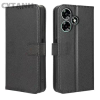 For Infinix Hot 30i/30i NFC X669 Case Magnetic Book Premium Flip Leather Card Holder Wallet Stand Soft Back Phone Cover Fundas