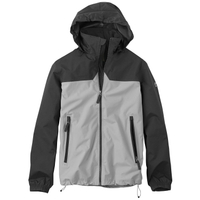 美國百分百【Timberland】 外套 連帽外套 夾克 灰色 防水 機能 耐磨 出國 男衣 戶外 S M號 E265