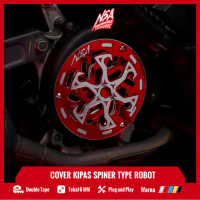 NSA COVER SPINER KIPAS TYPE ROBOT Beat Scoopy Mio Vespa TUTUP PELINDUNG KIPAS RADIATOR UNIVERSAL Bau