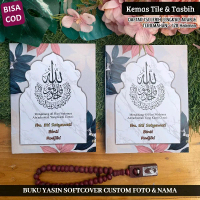Buku Yasin Softcover (Paket 10Pcs) 128 Hal Custom Kemas Tile & Tasbih