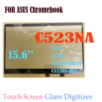 15.6 Inch Touch Glass for ASUS Chromebook C523N C523NA C523 Touch Screen Digitizer Glass Panel Replacement For ASUS C523NA-IH24T