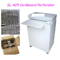 SL-425 Commercial Cardboard Perforator Carton Shredder Industrial Waste Paper Shredder Steel Cardboard Cutting Machine 110V/220V