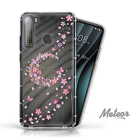 Meteor HTC Desire 20 Pro 奧地利水鑽殼 - 櫻月
