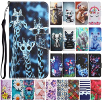 For Samsung Galaxy S22 5G Case on For Samsung S22+ S22 Plus Ultra S22Ultra 5G S 22 Leather Flip Stand Phone Cover Flower Capa