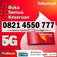 Nomor Cantik Perdana Simpati 11 Digit Ekor Triple 777 Telkomsel Prabayar Bonus 3GB Kuota Nasional