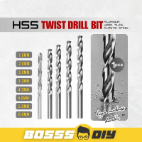HSS Twist Drill Bit 1.0MM - 9.0MM Drill Twist For Rotary Tool Drill Bit For Wood Metal Plastic High