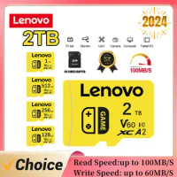Lenovo 1TB 2TB Mini SD Card 128GB 512GB Micro TF SD Card 256GB High Speed Memory Card Waterproof For Phone/Camera With Adapter