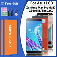 ASUS Zenfone Max Pro M1 LCD ZB601KL ZB602KL X00TD จอแสดงผล, คุณภาพสูง 5.99 นิ้ว, ชุดเลขทัชสกรีน, เข้