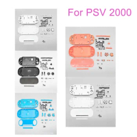 1set for psvita for ps vita psv 2000 plastic housing shell case front and back cover with button