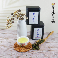 【龍源茶品】霜降梨山冬片烏龍茶葉50gx2罐(共100g;靈香嫩芽高山茶葉;生青茶;無焙火;無發酵)