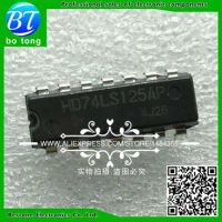 50PCS / 100PCS SN74LS125AN DIP14 SN74LS125 DIP 74LS125N 74LS125 HD74LS125P 74LS125P new and original IC free shipping