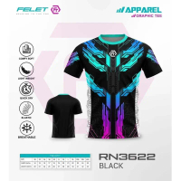 FELET BADMINTON UNISEX JERSEY RN3622 T-SHIRT