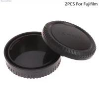 For Fujifilm X mount Lens Rear Cap / Camera Body Cap Plastic Black Lens Cap Cover Set for XT2 XT3 Xt4 XE3 XE4 XS10 XH1 XH2 Xpro3