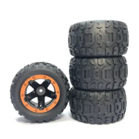 Big Size Upgrade Parts 80.5mm Tires &amp; Wheels Rims for Wltoys 124018 124019 144001 124017 124016 HBX 16889 1/16 RC Car