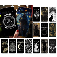 Witch Cat Art Phone Case for Google Pixel 8 7 Pro 7 7A 6A 6 Pro 5A 4A 3A Pixel 4 XL Pixel 5 6 4 3 3A XL