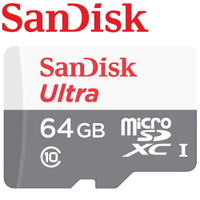 【公司貨 SanDisk】64GB 100MB/s Ultra microSDXC TF UHS-I 記憶卡