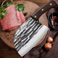 同款手工鍛造頭刀切菜刀用快鍛打錘紋砍切肉刀