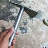 cangkul mini tebal petel rimbas dua mata bilah pipa tebal kokoh kuwat
