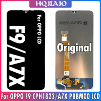 6.3inch Original For Oppo F9 Pro F9 CPH1823 LCD Display Touch Screen Digitizer Assembly For Oppo A7X LCD Replacement With Frame