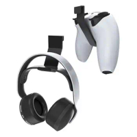 Headphone Stand Mount For Playstation 5 Wall Mount Hanger Under Desk Headset Rack Holder Wall Mount Earphone Accessories