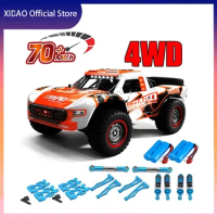 Q130 1:12 70KM/H 4WD RC Car with Light Brushless Motor Remote Control Cars High Speed Drift Monster Truck Toys for Adults Kids