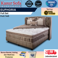 Full Set Spring Air Euphoria Back Supporter Kasur/Matrass/Mattress/Springbed (Soft)