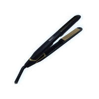 สีดำ - เครื่องหนีบผม Gold Plate hair crimper รุ่น LS1028 (LS1511)