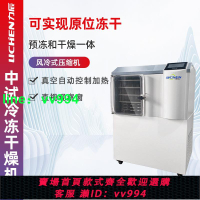 硅油導熱中試冷凍干燥機水果蔬菜肉干實驗室冷凍式干燥機