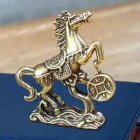 Horse Figurine Decor Birthday Gift Collectible Horse Ornament Miniature Sculpture for Home Tabletop Bookshelf Office Cabinet