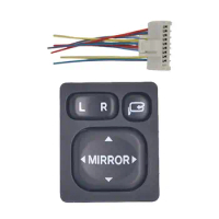 Electric Rearview Mirror Folding Adjustment Switch Spare Parts Replacement Durable Premium for Toyota Hiace Modified