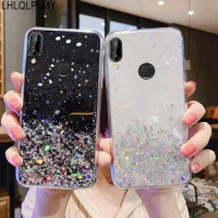 Bling Star Glitter Silicone Case For Huawei Honor 9 10 50 Lite 8A 8X 8S 9X 9C 9A 9S 10i 20S 8C 7S 7X 7C 7A Pro View 20 TPU Cover