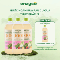 (MUA 3 TẶNG 1 FULLSIZE) Nước ngâm rửa rau củ quả, thực phẩm sinh học Enzyco -Diệt khuẩn tự nhiên với