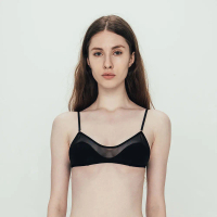 【ornoir.co】Bralette Bra 小可愛法式內衣-黑-34A