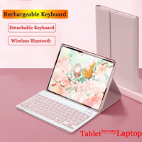 Bluetooth Keyboard Case for Lenovo Tab P12 12.7"2023 10.6 Pro 11.2 2nd P11 Plus 11 2nd 11.5 for Xiaoxin Pad Pro 11.5