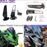 SPION WINGLET REAR MIRROR UNIVERSAL MOTOR NINJA R SS RR CBR GSX R15 R25 250 KARBU V3 FI NMAX XMAX DL
