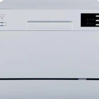 SD-2225DS Compact Countertop Dishwasher/Delay Start Energy Star Portable Dishwasher with Stainless Steel Interior and 6 Plac