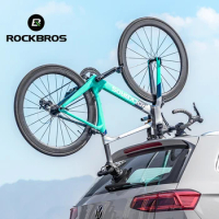 ROCKBROS Quick Release Suction Cup Bike Rack for Car Aluminium Alloy Bike Carrier Roof Top Sucker Bike Rack Cycling