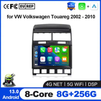 Wireless CarPlay Android Auto Radio for VW Volkswagen Touareg 2002 - 2010 5G Car Multimedia GPS No 2din