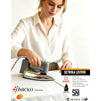 Setrika Omicko OM-3335 & OM-666 Klasik Anti Lengket Alat Setrika Baju 300W