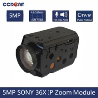 5MP SONY 1/2.8" CMOS STARVIS IMX335 Hi3516AV200 36x zoom camera Module IP camera