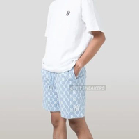 MLB KOREA NEW YORK YANKEES MONOGRAM BLUE SHORT PANTS XS